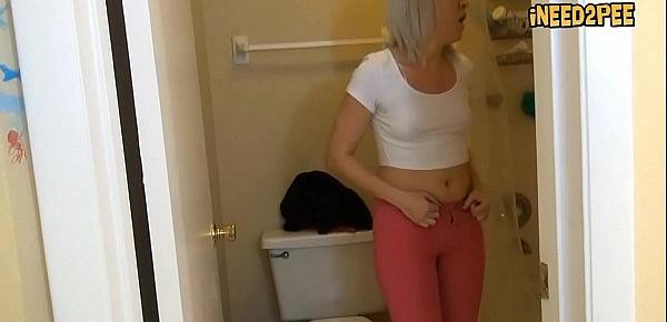 Real female pee desperation and panty pissing girls 2017-3